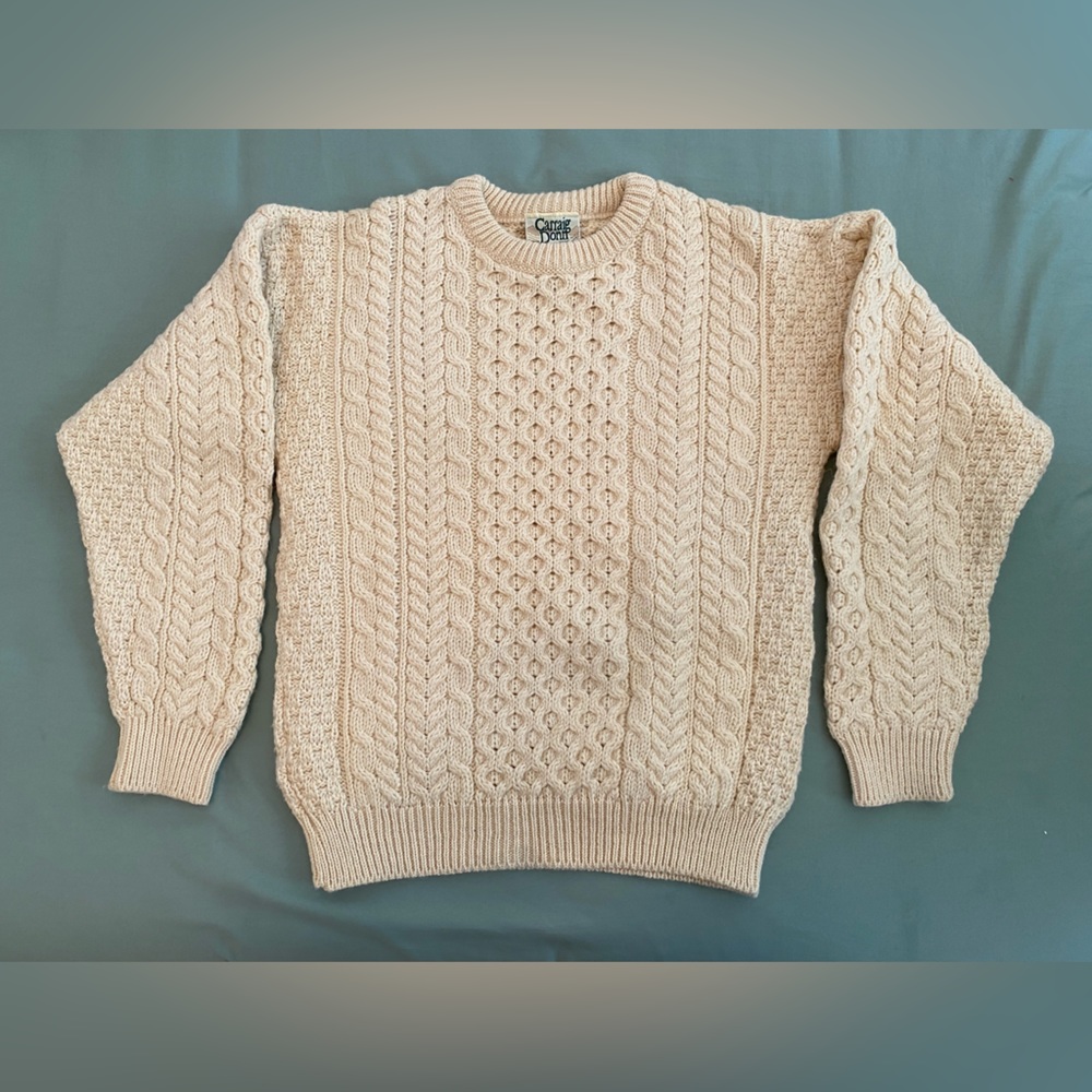 Irish Cable Wool Sweater